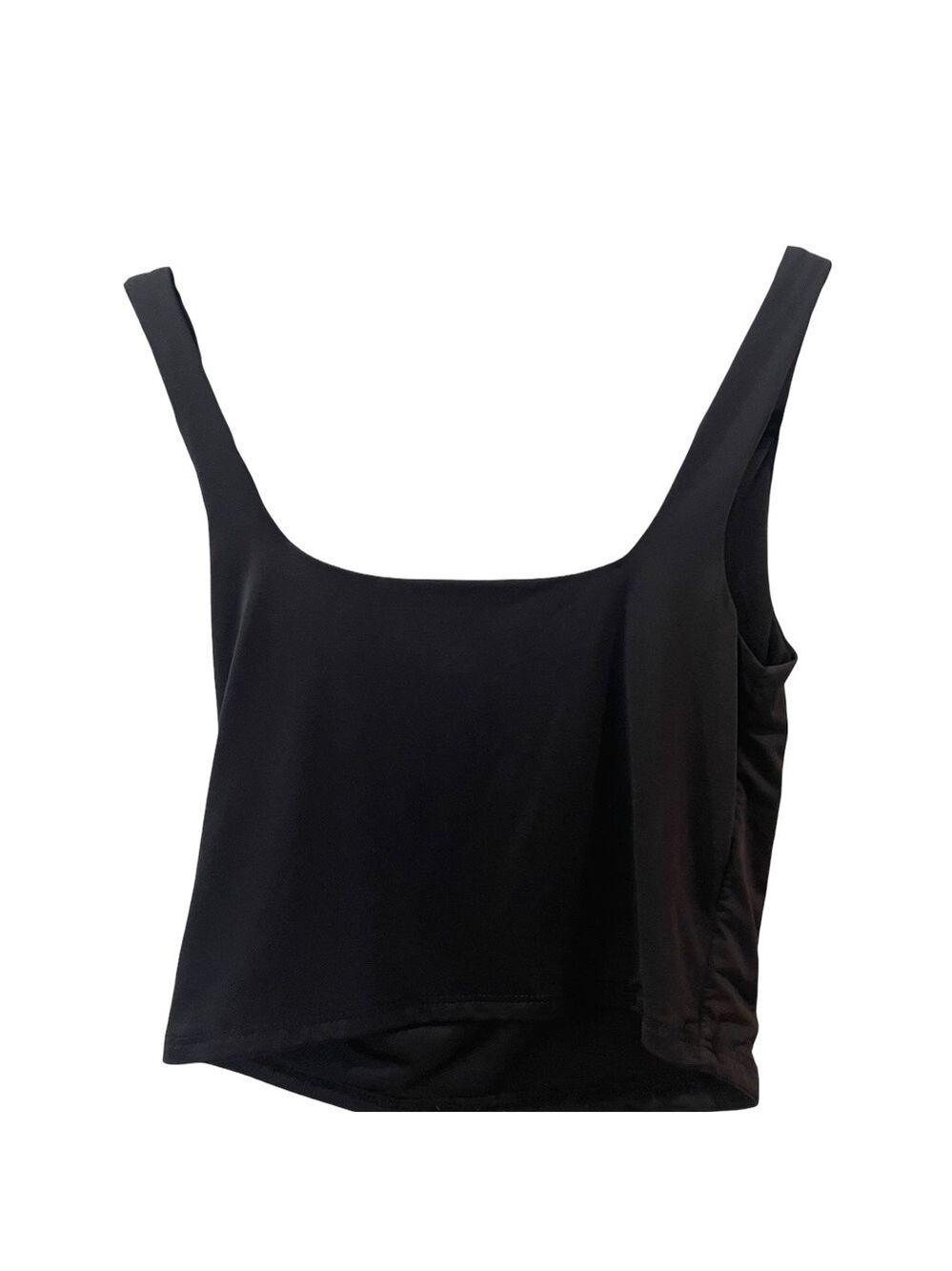 Live In The Moment Women’s Black Tank Top Cropped Size: Small - Picture 2 of 3